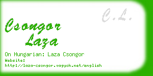 csongor laza business card